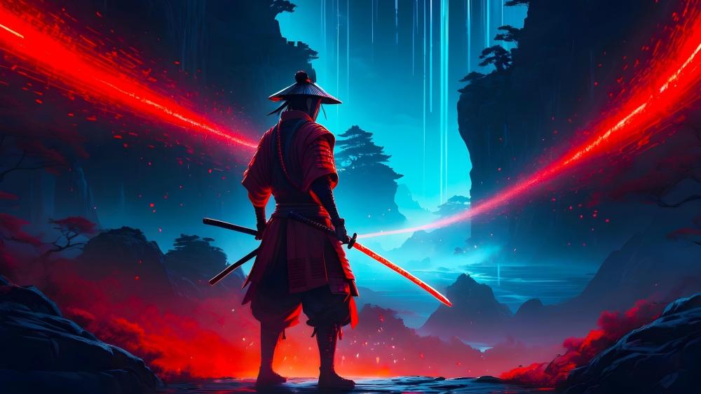 Celestial Ronin Guardian wallpaper