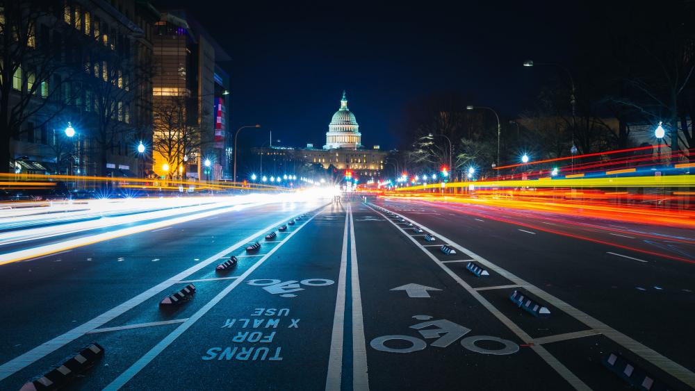 Capitol Night Lights wallpaper