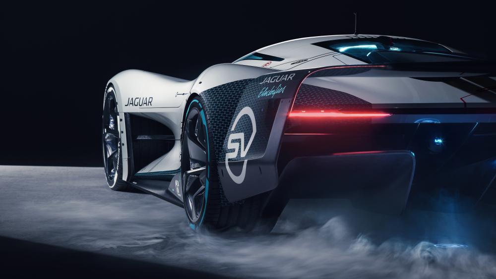 Jaguar F Pace Electric Concept in Dramatic Studio Light wallpaper