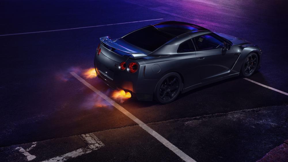Nissan GT-R R35 Dual exhaust wallpaper