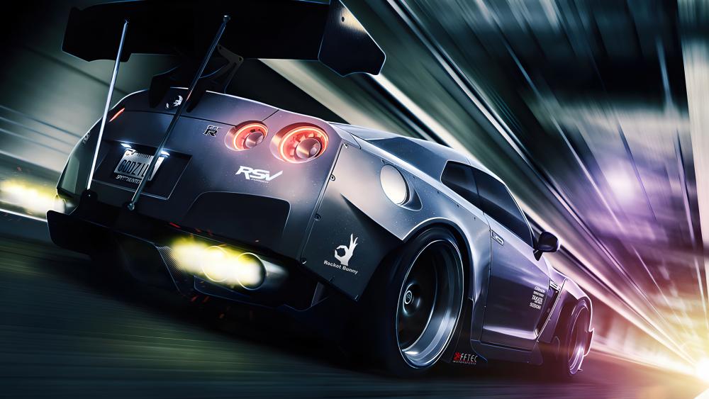 Nissan GT R Speed Burst wallpaper