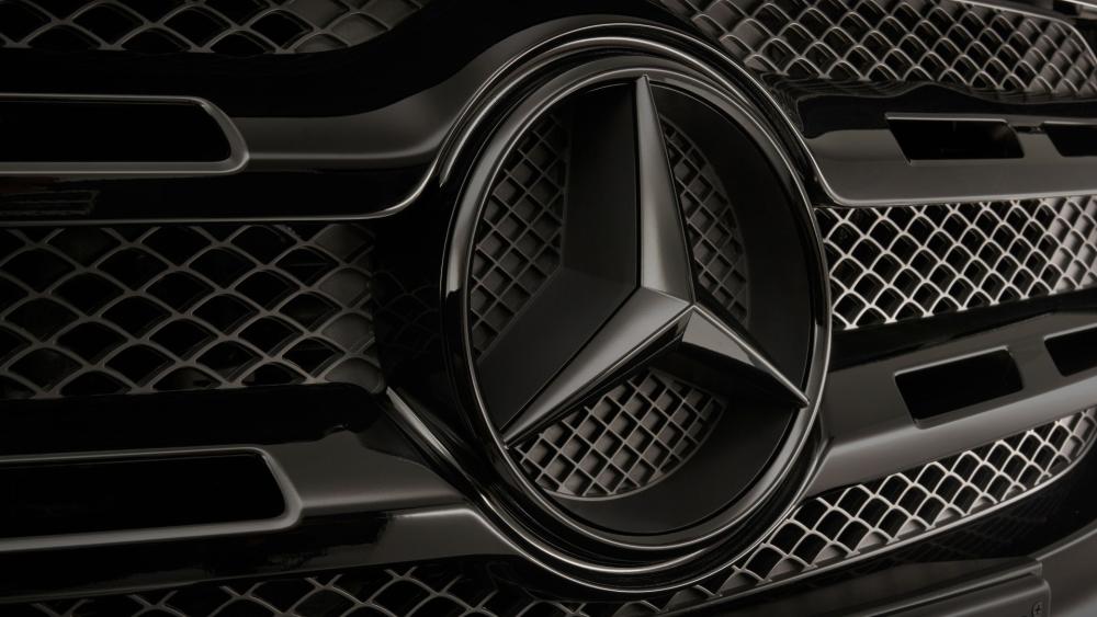 Mercedes Benz X Class Emblem Closeup wallpaper