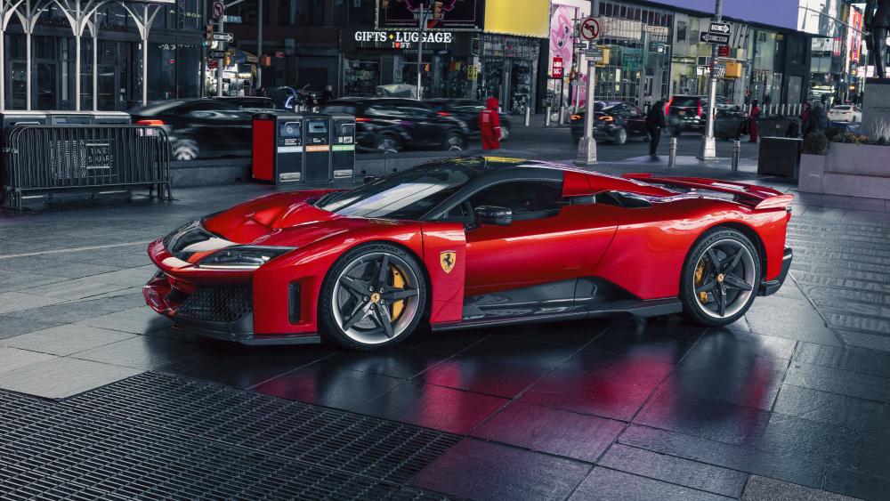 Ferrari F80 Urban Blaze wallpaper