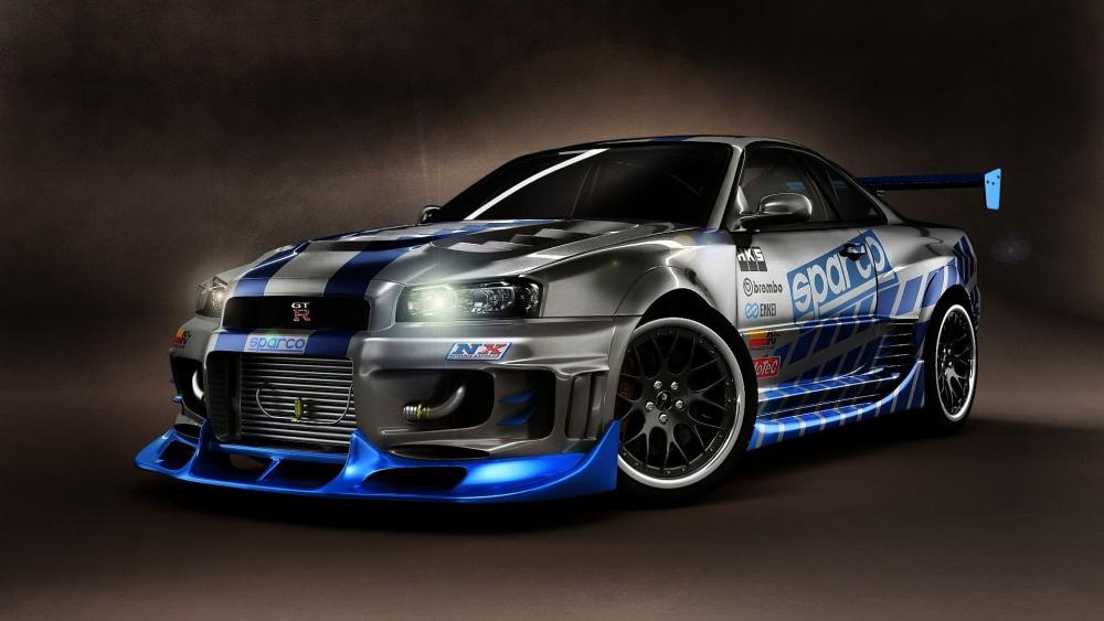 Nissan Skyline GT R R34 Racing Legend wallpaper