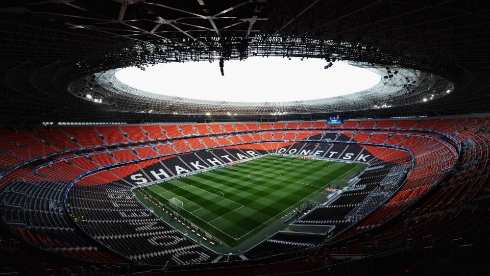 Donbass Arena Under Open Roof wallpaper
