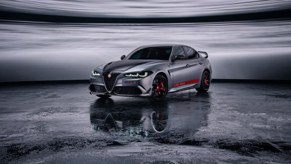 Alfa Romeo Giulia Quadrifoglio Luna Rossa wallpaper