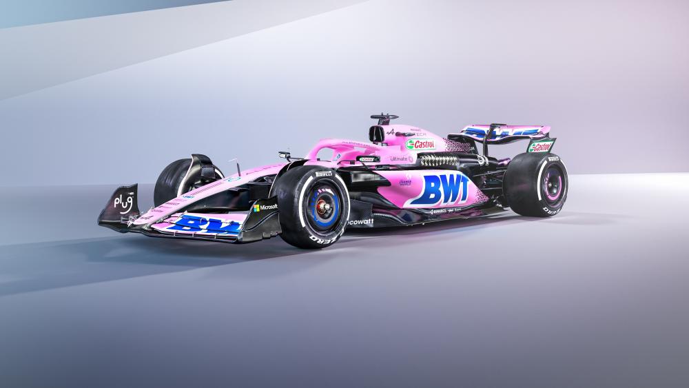 Alpine A523 in Pink Racing Glory wallpaper