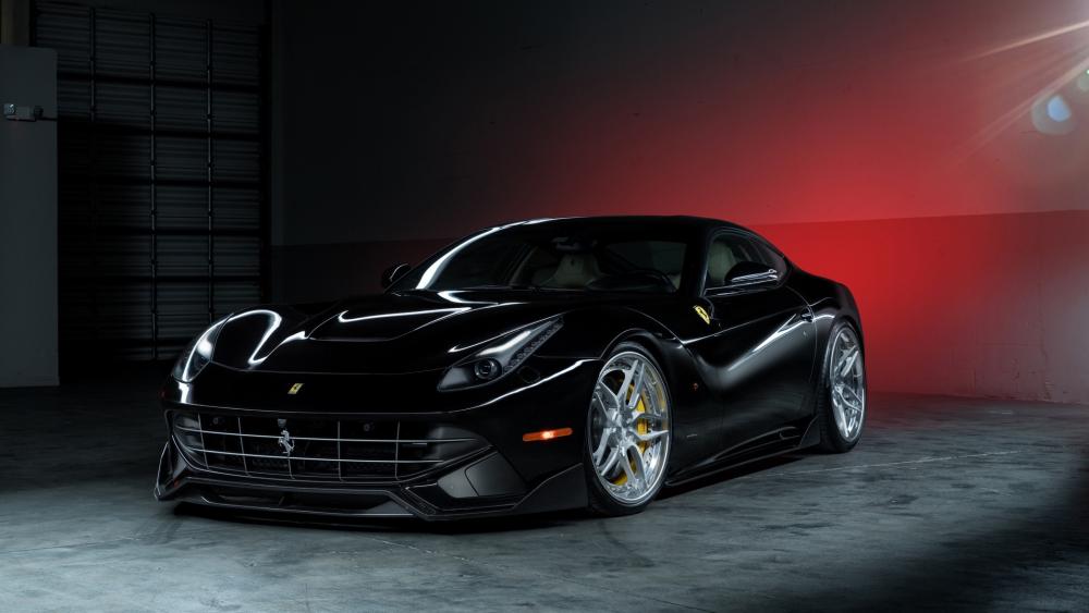 Shadowed Ferrari F12 Elegance wallpaper