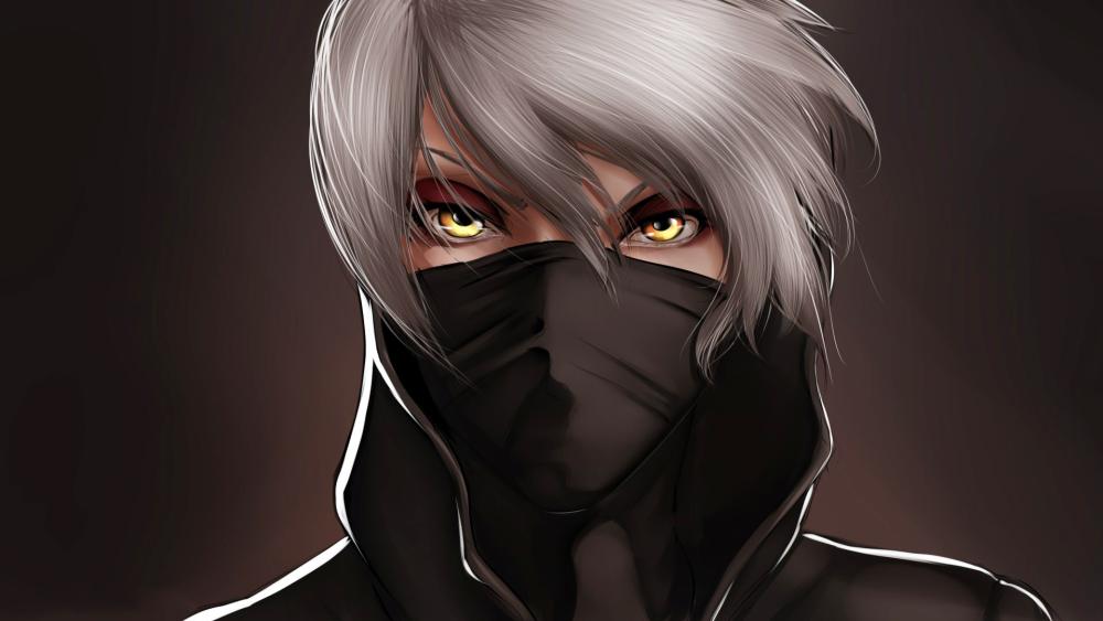 Silver Haired Masked Warrior wallpaper