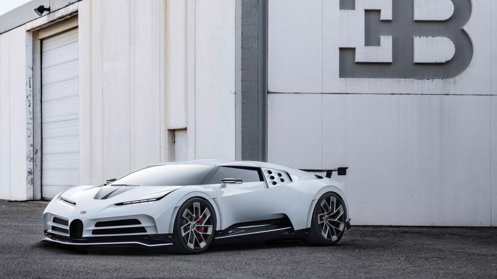 Bugatti Centodieci in White Elegance wallpaper