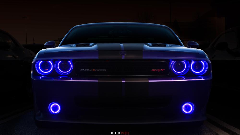 Neon Fury Challenger wallpaper
