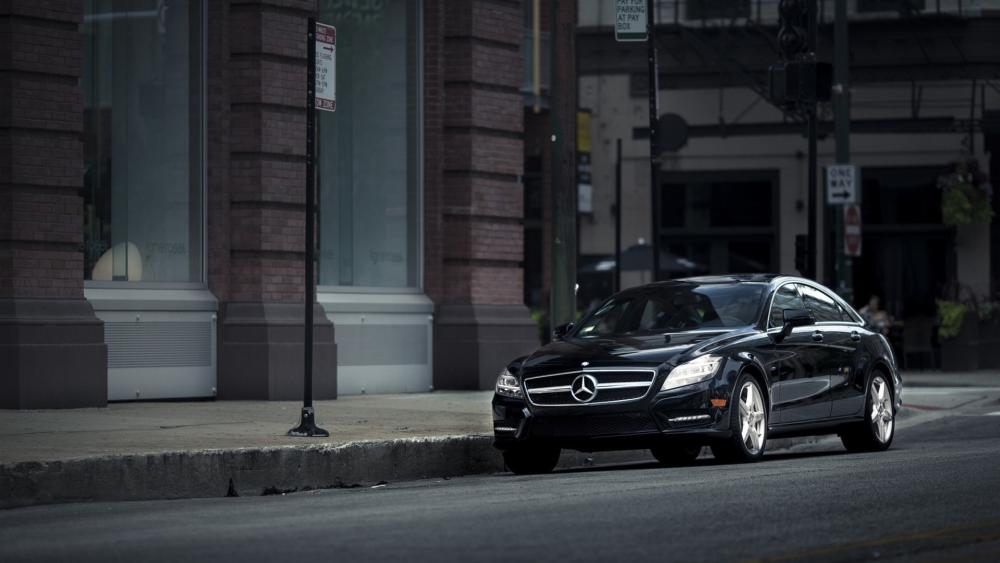 Sleek Mercedes Benz Urban Elegance wallpaper