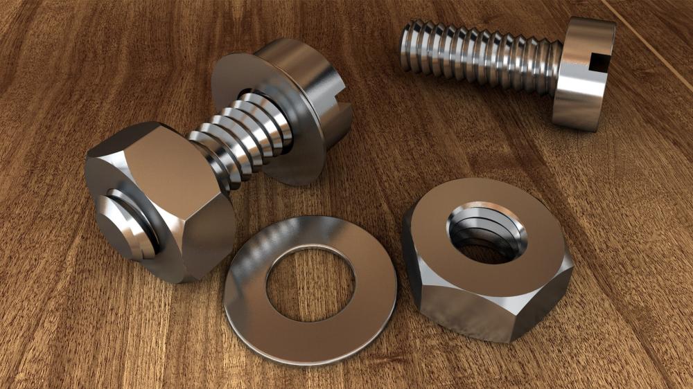 Polished Metal Hardware Set wallpaper