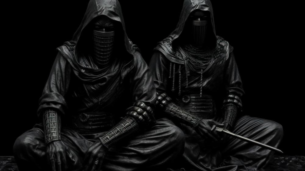 Shadow Guardians of the Black Veil wallpaper