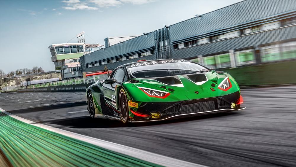 Lamborghini Huracán GT3 EVO2 in Motion wallpaper