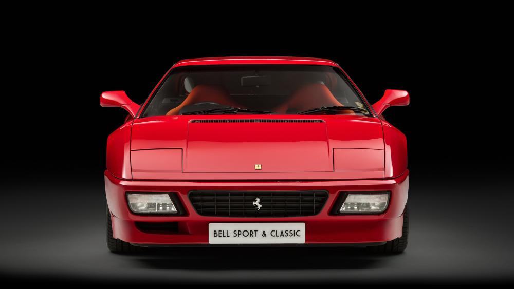 Ferrari 348 Classic Red Elegance wallpaper