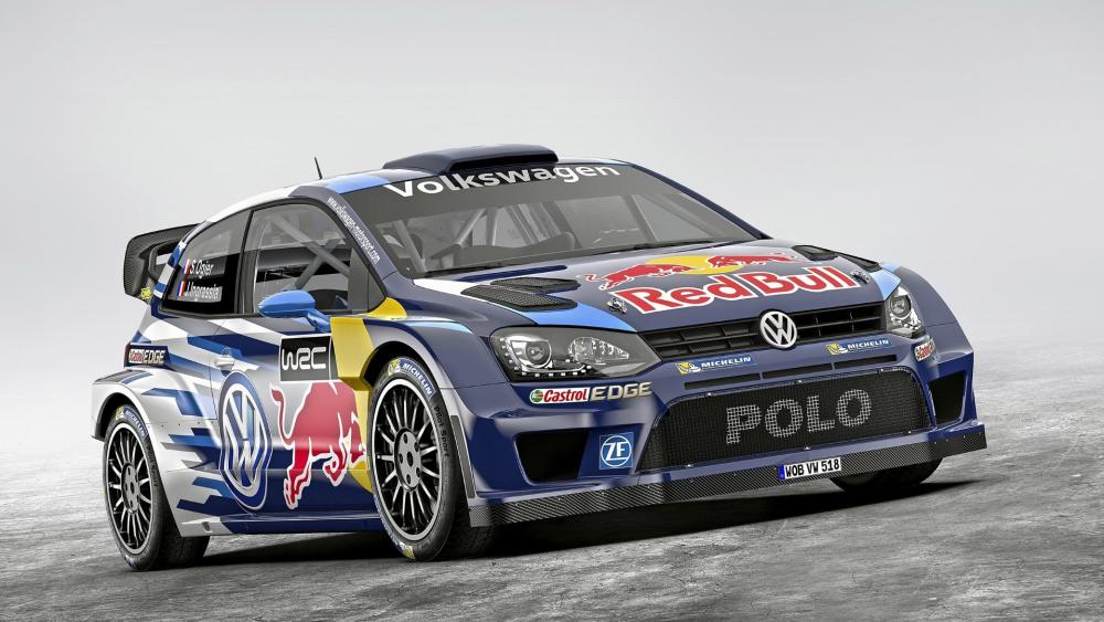 Volkswagen Polo R WRC Red Bull Rallycross wallpaper