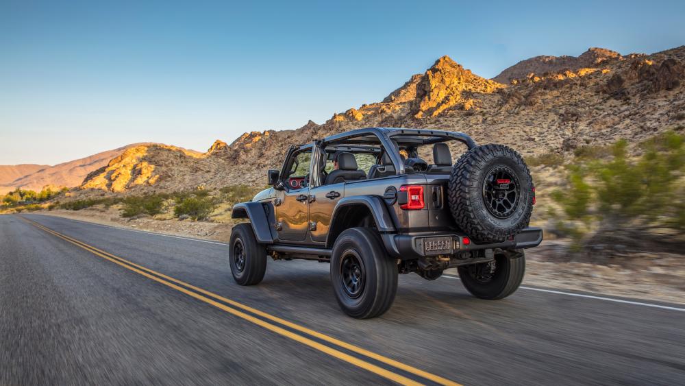 Desert Trail Jeep Wrangler Adventure wallpaper