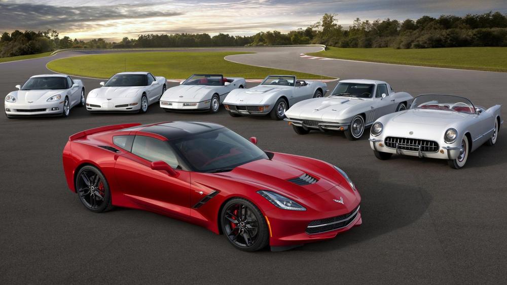 Chevrolet Corvette Legacy Showcase wallpaper