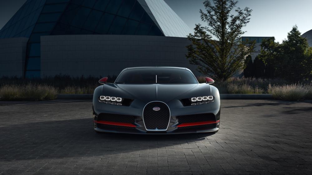 Bugatti Chiron Front View wallpaper