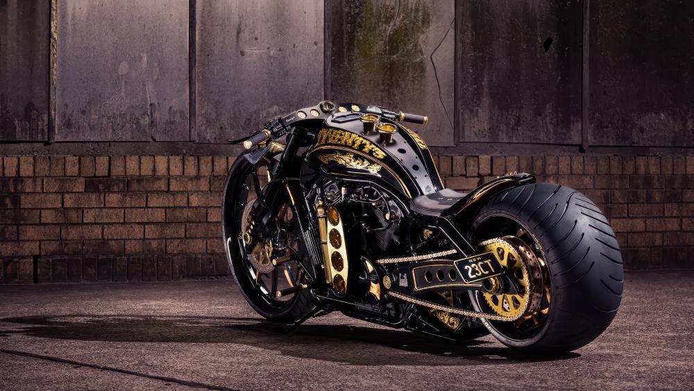 Custom Harley Davidson V Rod Beast wallpaper