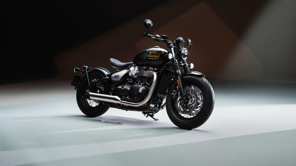 Triumph Bonneville Bobber TFC on Spotlight wallpaper