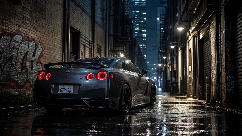 Midnight GT R Alley wallpaper