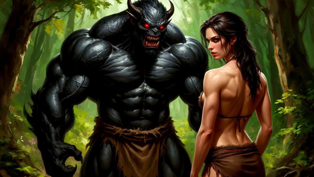 Jungle Demon Standoff wallpaper