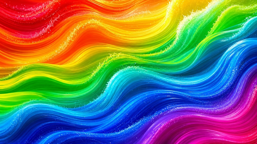 Rainbow Flow Spectrum wallpaper