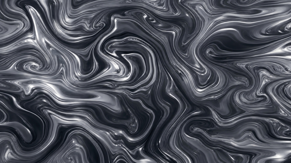 Monochrome Liquid Swirls wallpaper