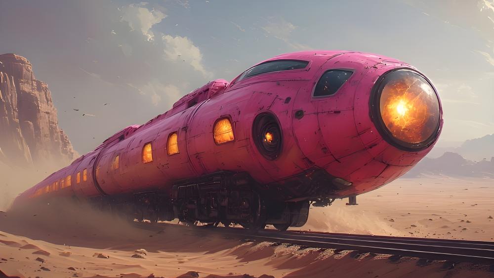 Pink Inferno Express wallpaper