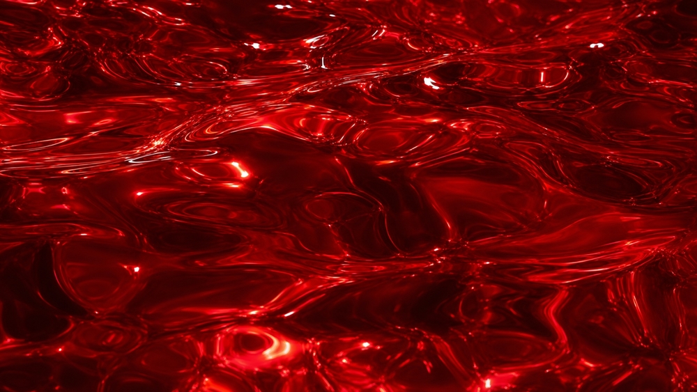 Crimson Liquid Waves wallpaper