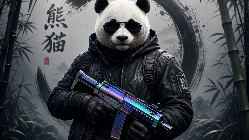 Cool Panda Operative wallpaper