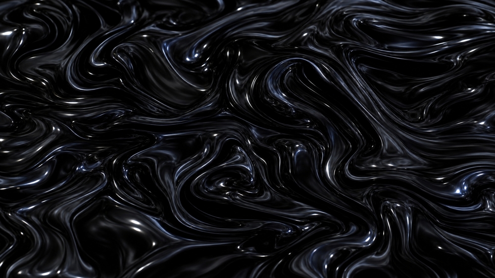 Midnight Liquid Flow wallpaper