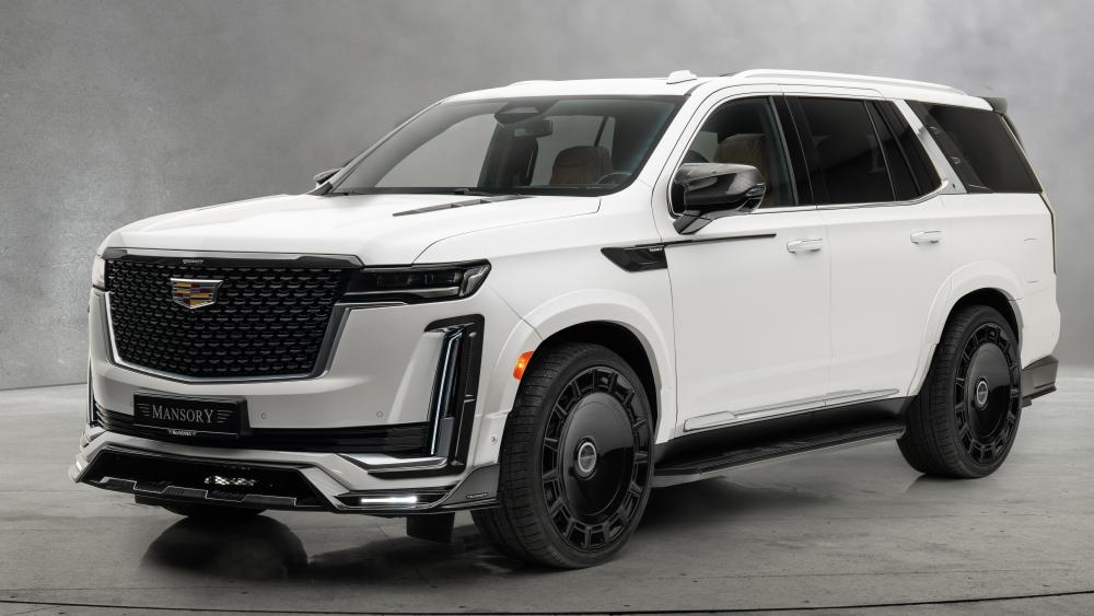Mansory Cadillac Escalade in White Elegance wallpaper