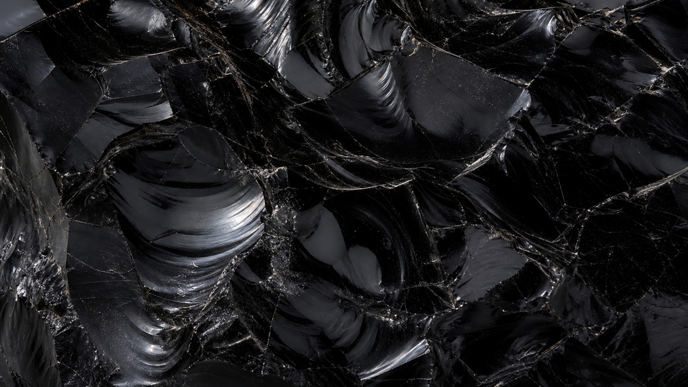 Obsidian Shards in Lunar Darkness wallpaper