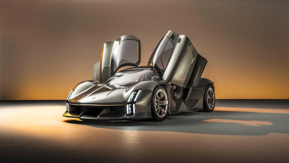 Porsche Mission X Futuristic Electric Hypercar wallpaper