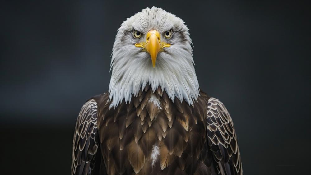 Majestic Bald Eagle Portrait wallpaper