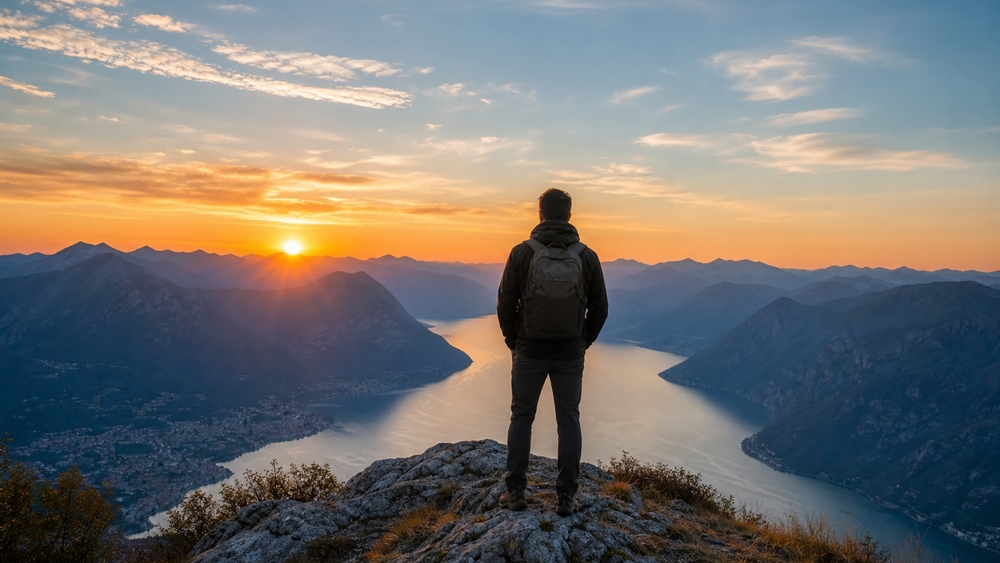 Sunrise Over the Summit wallpaper