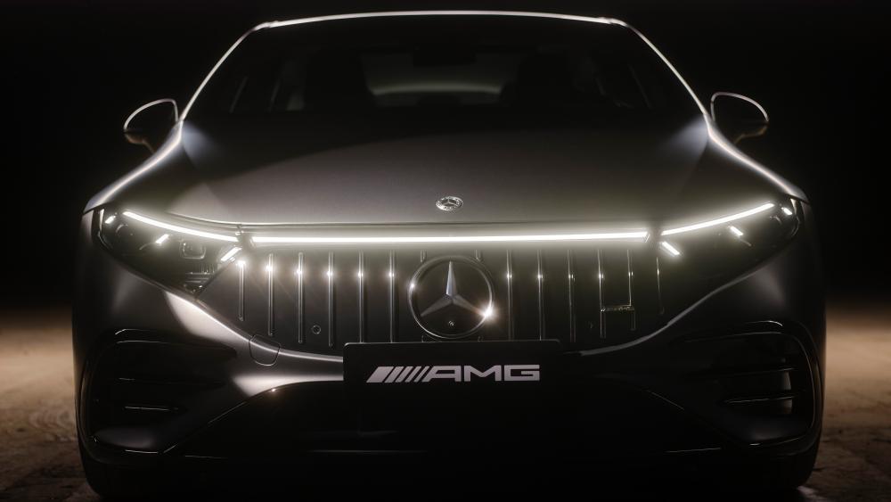 Mercedes AMG EQS Electric Sedan wallpaper