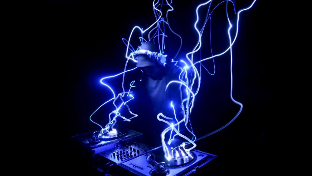 Neon DJ Energy wallpaper