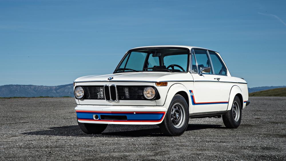 Classic BMW 2002 Under Open Skies wallpaper