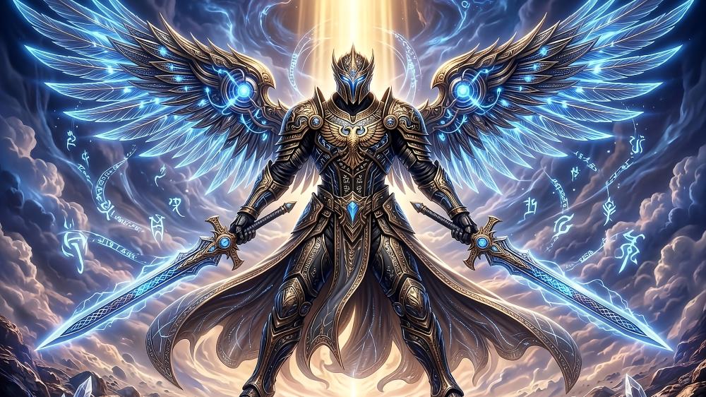 A god in his glory hour wallpaper