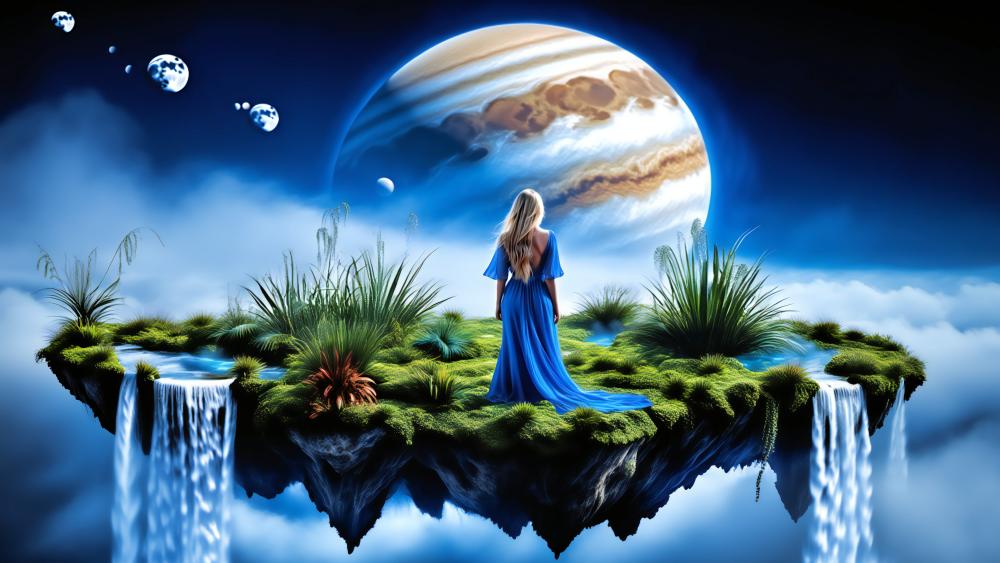 Skybound Dream Isle wallpaper