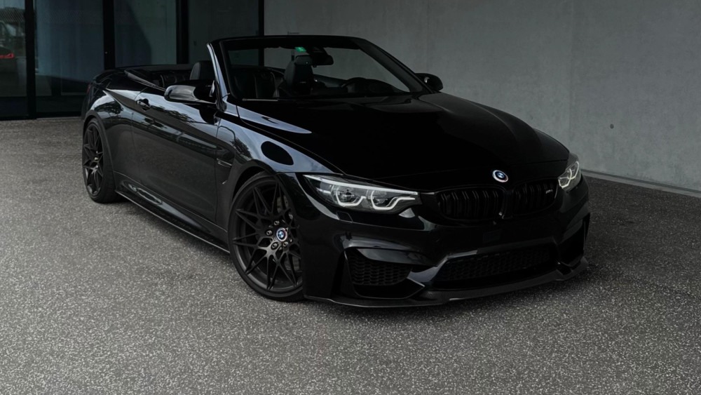 Sleek Black BMW F83 Convertible Wallpaper wallpaper