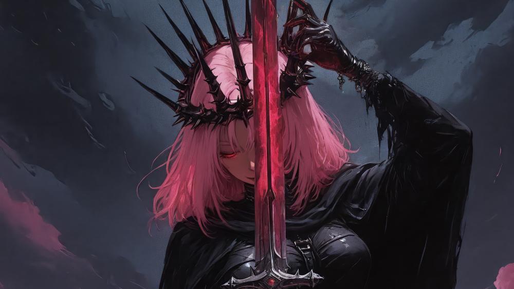 Dark Queen of the Crimson Blade wallpaper