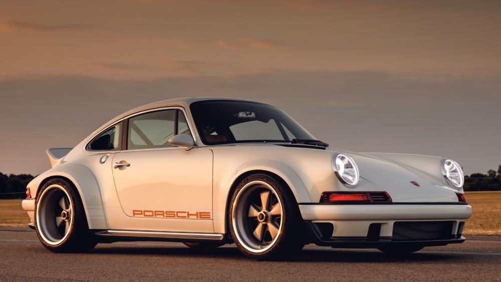 Classic Porsche 911 Sunset Drive wallpaper