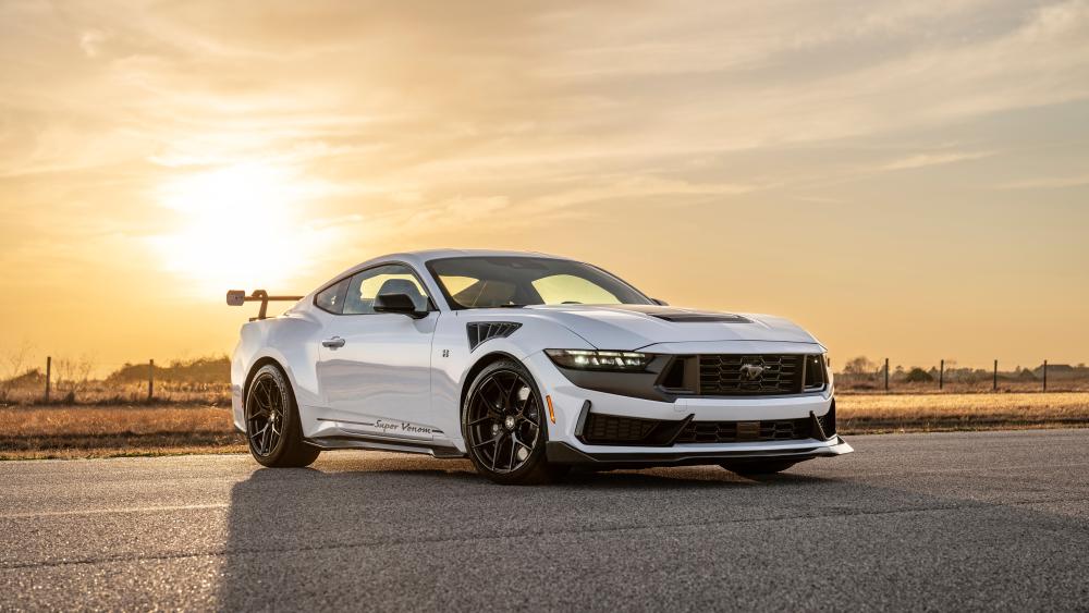 Hennessey Super Venom Mustang at Sunset wallpaper