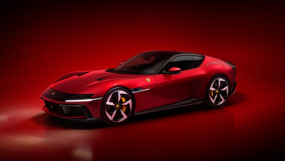 Ferrari 12 Cilindri Red Elegance wallpaper