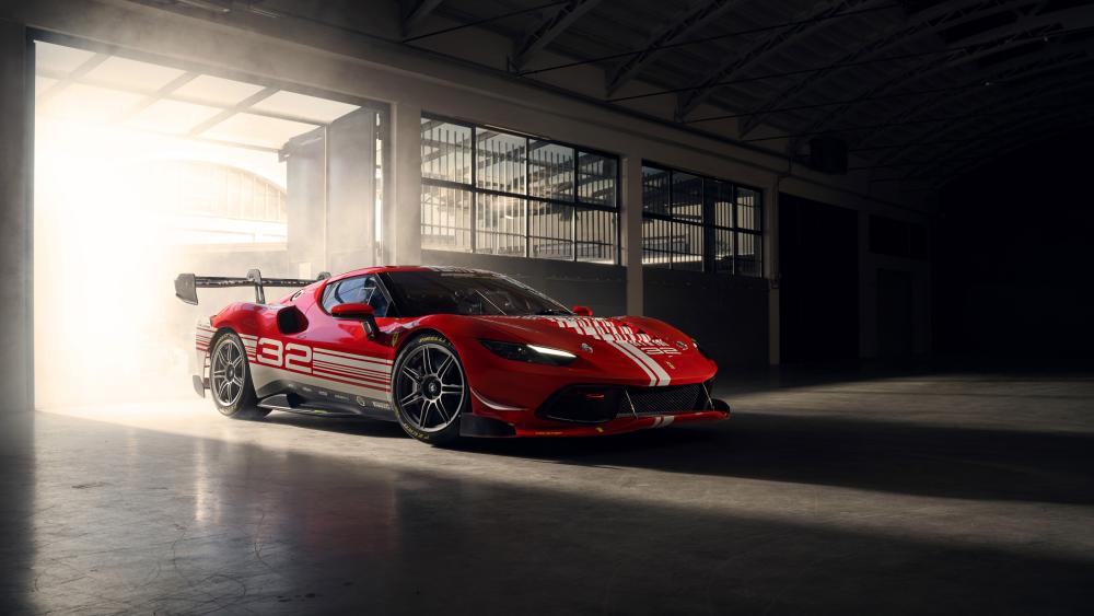 Ferrari 296 Challenge Racing Beast wallpaper